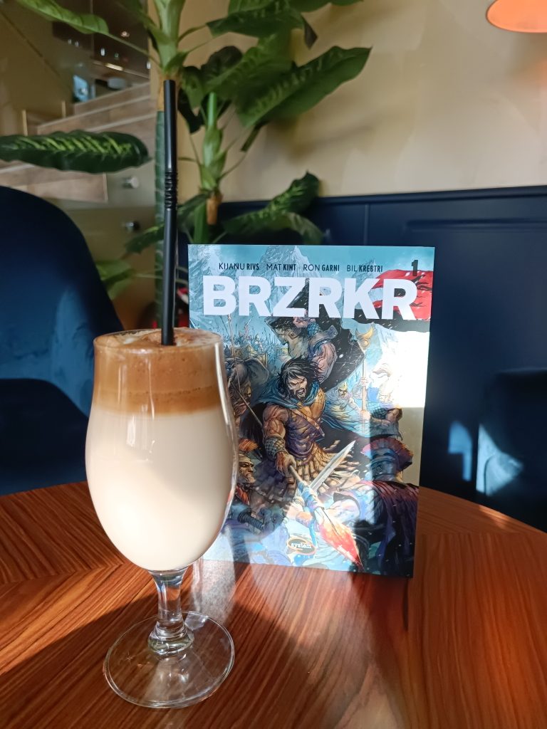 BRZRKR Keanu Reeves comic strip