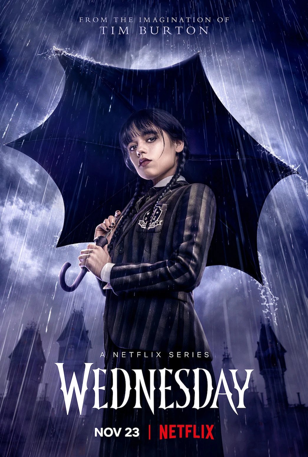 Wednesday Addams Sreda Jenna Ortega Addams Family Nevermore Nightshade