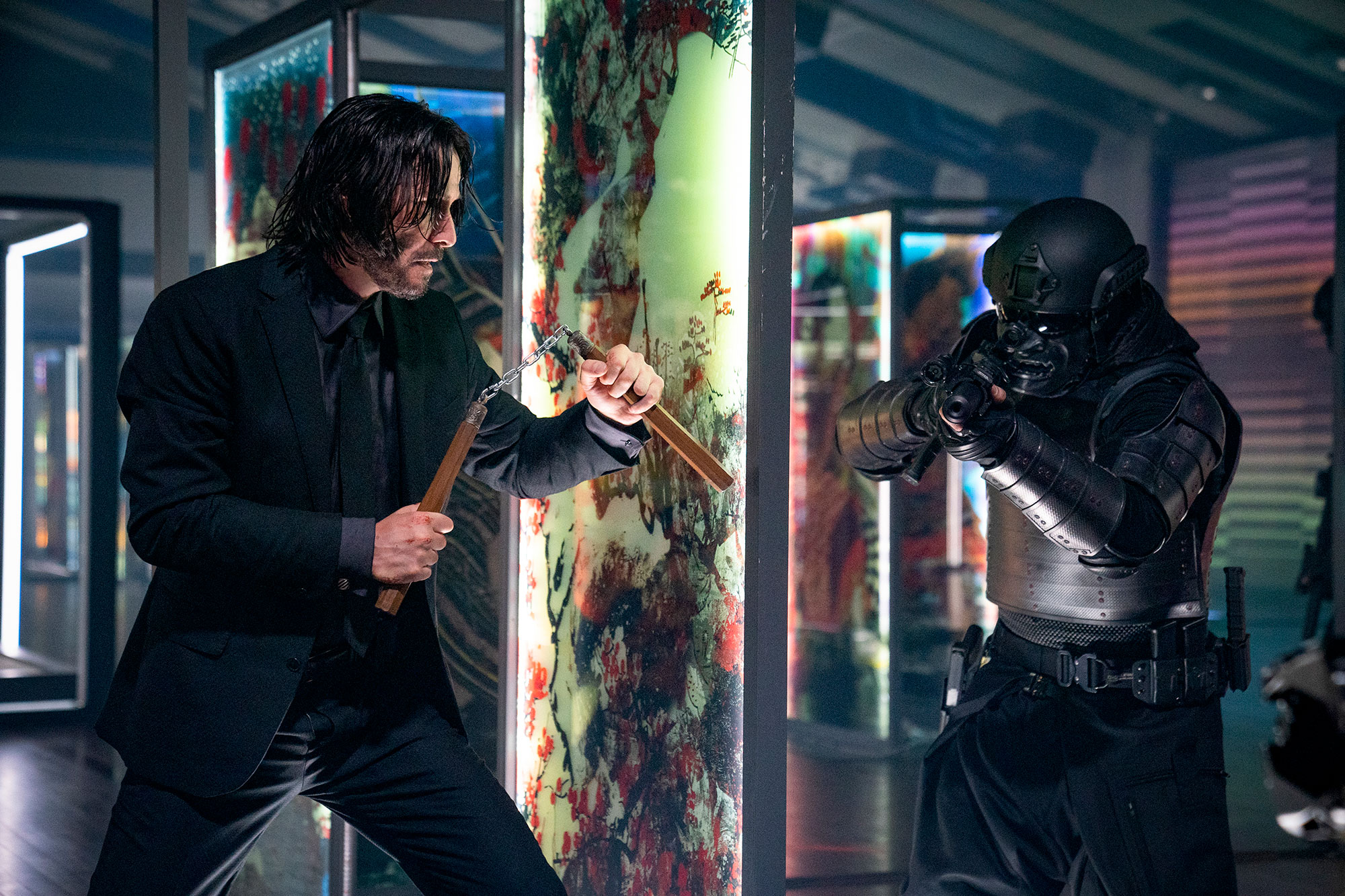 John Wick Keanu Reeves dog Džon Vik Kijanu Rivs Kontinental Continental Chapter 4 Caine Killa Donnie Yen Scott Adkins