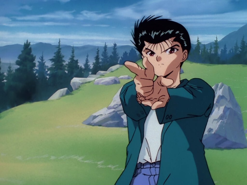 Yu Yu Hakusho anime yusuke hiei kurama yokai